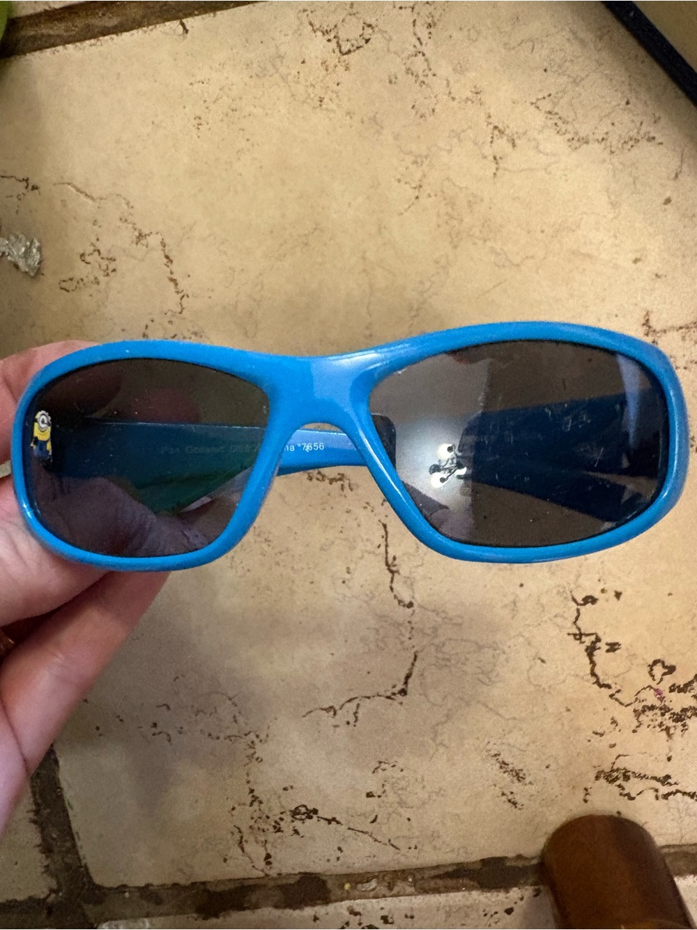 Kids Blue Polarized Swim Sunglasses Minions